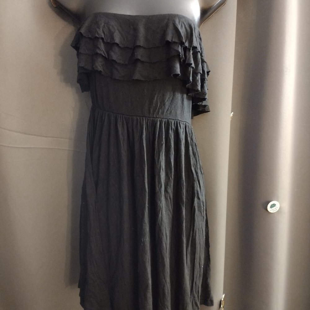 Queen Esther Summer Strapless Dress - Black Size XS